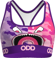 Sujetador deportivo ODD WOMEN Warplane Camo para mujer XU32508WSB