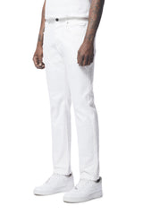 SMOKE RISE PLAIN WHITE JEANS (JP23501)