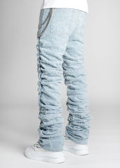 Guapi Sky Blue Super Stacked Denim LIGHT BLUE