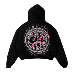 LOSTHILLS LHSBHOODY002 SUDADERA CON CAPUCHA NEGRA