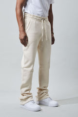 M.SOCIETY Men's Stacked Fleece Pants BONE (MS-23708)