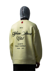 Sudadera amarilla con corazón en un tarro de Rich Gang Maksim (MK1)