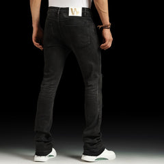BY WAIMEA STACKED FIT M8280D-BB BLACK BLEACH WASH