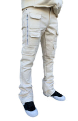 PAPER MONEYNIGHTRIDER (PM1036) CARGO PANTS CREAM