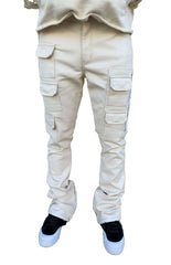 PAPER MONEYNIGHTRIDER (PM1036) CARGO PANTS CREAM