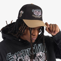 SOMBRERO DE SARGA SUGARHILL "HEROES" (NEGRO/CARAMELO) SH25-SPR1-58