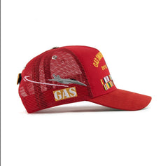 GASNYC HOOAH Gorra de camionero roja