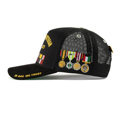 Gorra negra de camionero GASNYC HOOAH