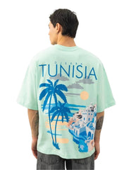 CAMISETA OVZ CON BORDADO TÚNEZ PLUS EIGHTEEN, (18PL54) VERDE CLARO