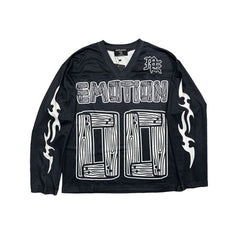 MIXED EMOTION SET OVERSIZE Black 'Lightning' Long Sleeve