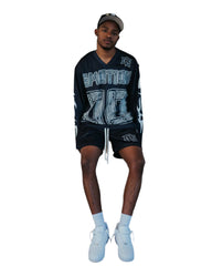 MIXED EMOTION SET OVERSIZE Black 'Lightning' Long Sleeve