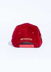 REFERENCE PARADISE LA REF452 BURGUNDY VELOUR