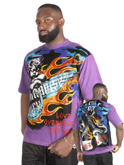 T-SHIRT FROST FAKE LOVE F169 VIOLET
