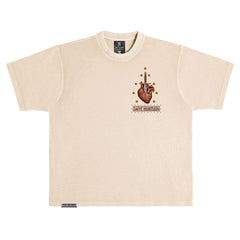 NOVEMBER SAINT HEARTLESS" LUXURY HEAVYWEIGHT TEE TAN
