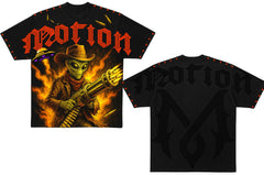 MOTION STUDIOS Alien tee BLACK