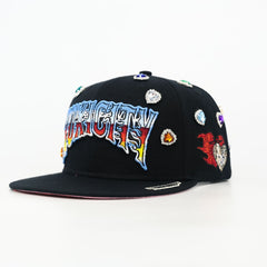 TOXICITY TOXICITY 333 SNAPBACK TD001-900-TOX333 BLACK Snapback Hats