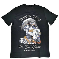 STREETZ IZ WATCHIN t-shirt ,HANK GOD FOR THE BLOCK (SIW5224)
