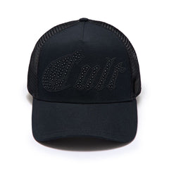 CULT OF INDIVIDUALITY METAL STUDS MESH BACK TRUCKER HAT (626AC-CH91A)