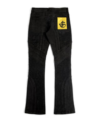 GFTD LEVEL BLK WASH DENIM