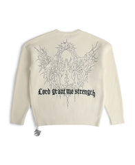 GFTD STRENGTH MOHAIR BONE SWEATER