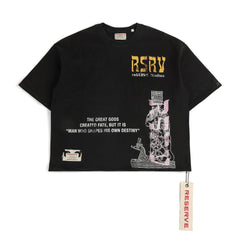 RÉSERVER DESTINY BLK TEE NOIR RT25-13