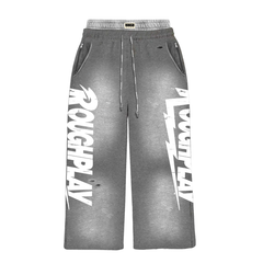 ROUGH PLAY PANTS (DOUBLE SWEATPANTS (GRY))