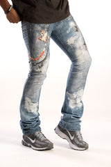 KINDRED PREMIUN digital print pants blue KD2236
