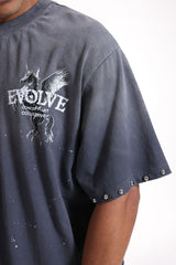 CONCEPT LA "Evolve" Tee - Grey Wash (CONT_2)