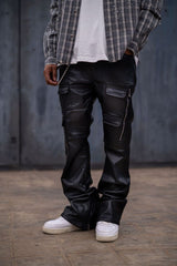PAPER MONEY CARGO PANT (NIGHTRIDER LEATHER) PANTS BLACK 1018