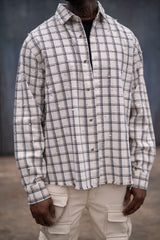 PAPER MOMEY Diamond District Flannel with Rhinestones and Pearls