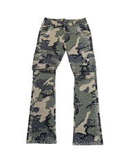 KINDRED PREMIDUM RHINESTONE & PEARL STACK DENIM (KD2239 GREEN CAMO)