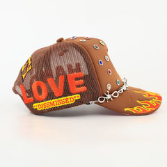 LOVE HARD TRUCKER HAT (TD001-900-LOVEHARD)