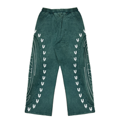 Village Chrome Panel Zip-Up Hoodie (Village-Chrome-Panel-Sweats-Green)