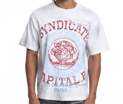 THE SYNDICATE t-shirts "Capital P" White/OS (SYN_TEE 1)