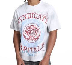 THE SYNDICATE t-shirts "Capital P" White/OS (SYN_TEE 1)