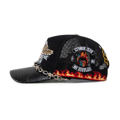 GAS NYC hat Vengeance Trucker (Black)
