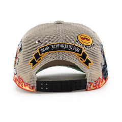 GAS NYC hat Vengeance Trucker Cream