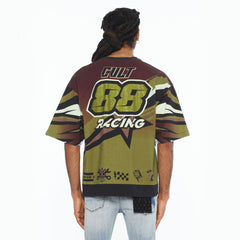 CULT OF INDIVIDUALITY SLEEVE CREW NECK TEE " RACER "
