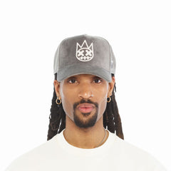 CULT OF INDIVIDUALITY HAT AFRAME TRUCKER HAT WITH CURVED VISOR