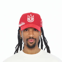 CULT OF INDIVIDUALITY hat A FRAME TRUCKER HAT VISOR " CRYSTAL BURST" (626BC-CH62A)