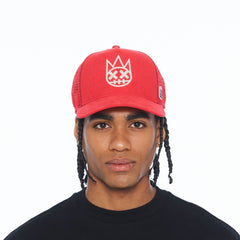 CULT OF INDIVIDUALITY HAT LOGO MESH BACK TRUCKER CURVED VISOR (626BC-CH38A)