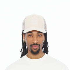 CULT OF INDIVIDUALITY HAT LOGO MESH BACK TRUCKER CURVED VISOR