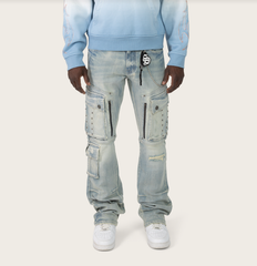 SMOKE RISE utility pants (JP26S443) LAZY STACKED FIT
