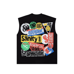 SANITY-Overdrive Sleeveless T-SHIRT (sy-028)