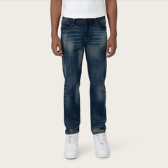 SMOKE RISE ESSENTIAL DRY EFFECT WASHED JEANS (JP26S102)