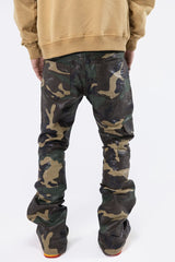 PAPER MONEY CARGO PANTS CAMO (PM1100)