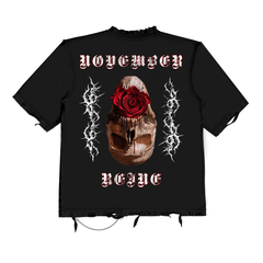 NOVEMBER REINE T-SHIRT "NO REINE, NO FLOWERS...'
