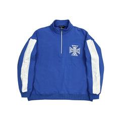 MIXED EMOTION "Blue" Quarter Hoodie