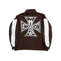 MIXED EMOTION "Brown" Quarter Hoodie