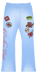 ROKU STUDIO SET DEVOTION FADED ZIP DOWN HOODIE & SWEATPANTS
